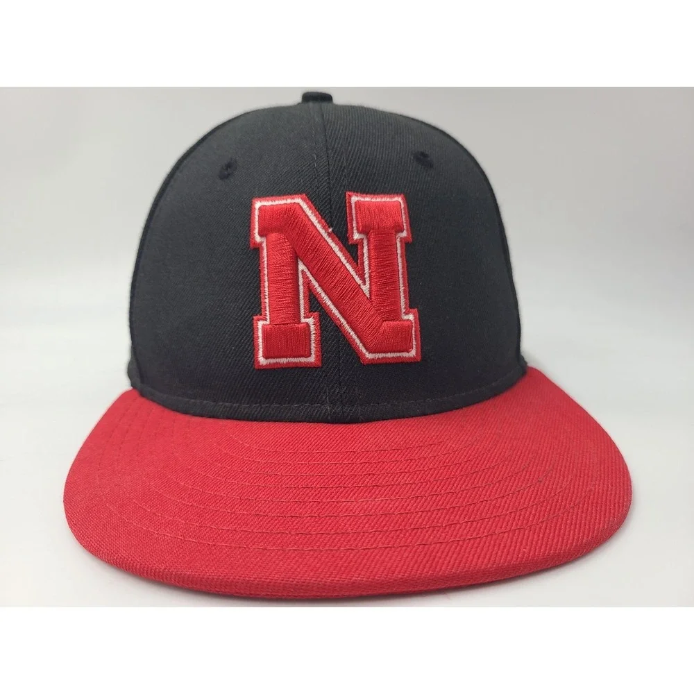University of Nebraska Cornhuskers New Era 59Fifty Fitted 7 1/2 Hat Cap Men NCAA